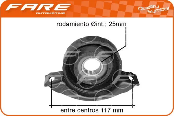 Roulement central FARE 1699