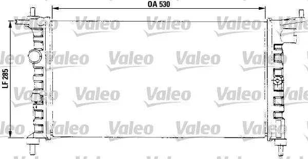 Radiateur, refroidissement du moteur VALEO 731013