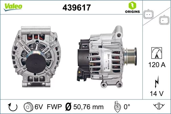 Alternateur VALEO 439617