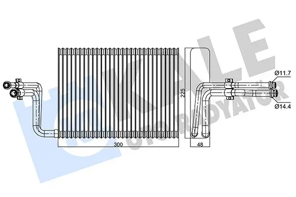 Evaporateur climatisation KALE OTO RADYATÖR 350110