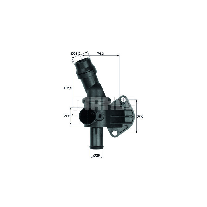 Thermostat d'eau MAHLE ORIGINAL TI 8 87