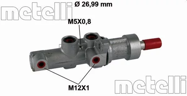 Maître-cylindre de frein METELLI 05-0867