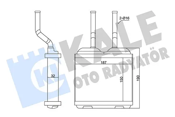 Radiateur chauffage KALE OTO RADYATÖR 346685