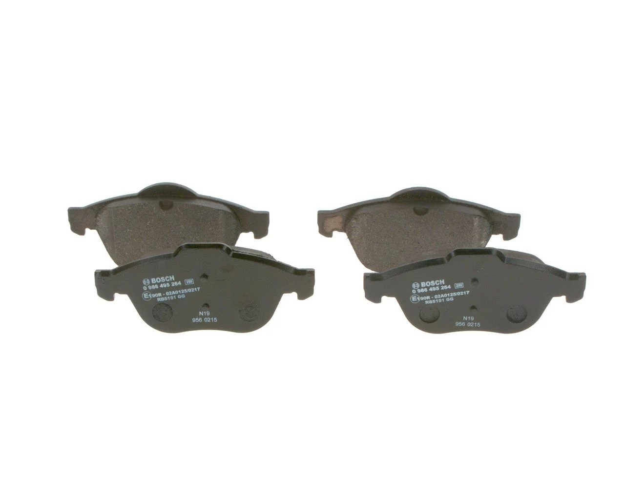 Kit de plaquettes de frein BOSCH 0 986 495 264