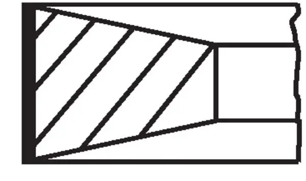 Jeu de segments de pistons MAHLE ORIGINAL 209 55 N0
