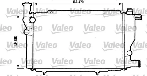 Radiateur, refroidissement du moteur VALEO 810892