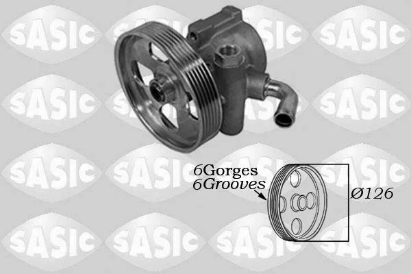 Pompe hydraulique, direction SASIC 7070059