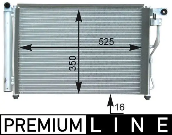 Radiateur climatisation MAHLE ORIGINAL AC 439 000P