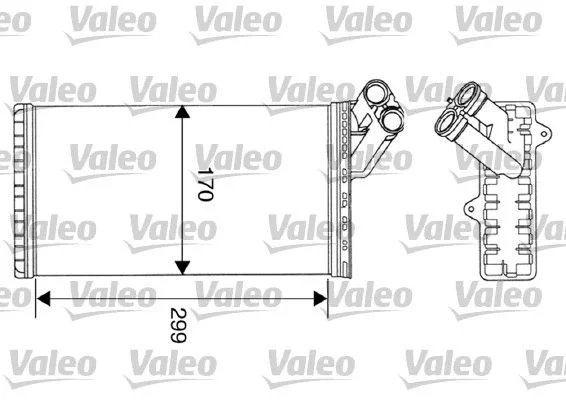 Radiateur chauffage VALEO 812116