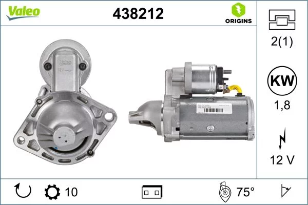Démarreur VALEO 438212