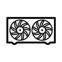 Ventilateur, refroidissement du moteur NRF 47402