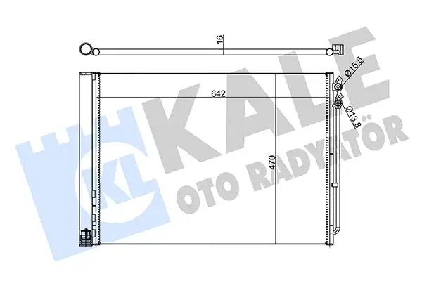Radiateur climatisation KALE OTO RADYATÖR 342415