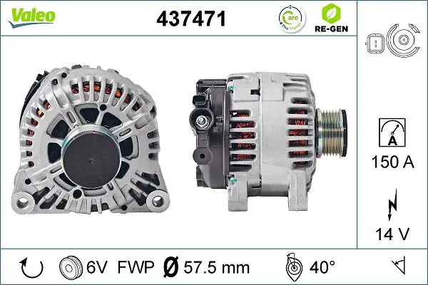 Alternateur VALEO 437471