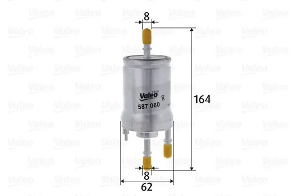 Filtre à carburant VALEO 587060