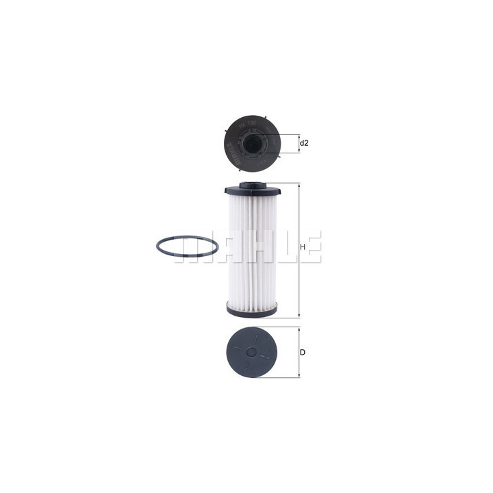 Filtre hydraulique, boîte automatique MAHLE ORIGINAL HX 190D