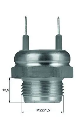 Interrupteur de température, ventilateur de radiateur MAHLE ORIGINAL TSW 10D