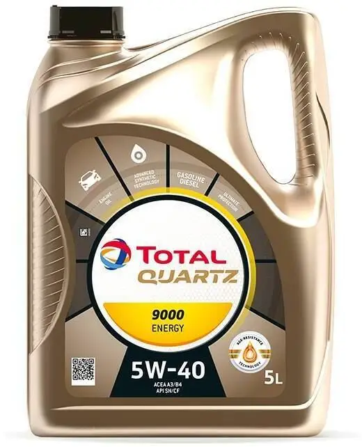 Huile moteur Total Energies 5W40 Quartz 9000 5L