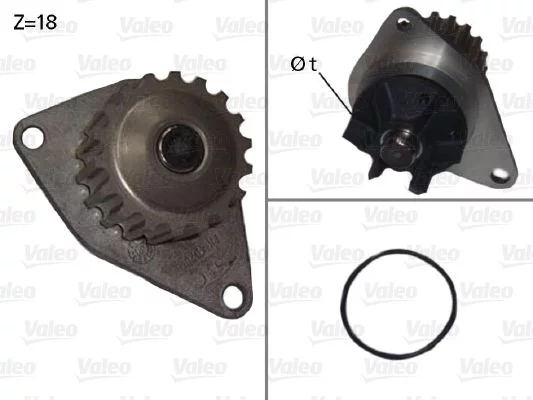 Pompe à eau VALEO 506721
