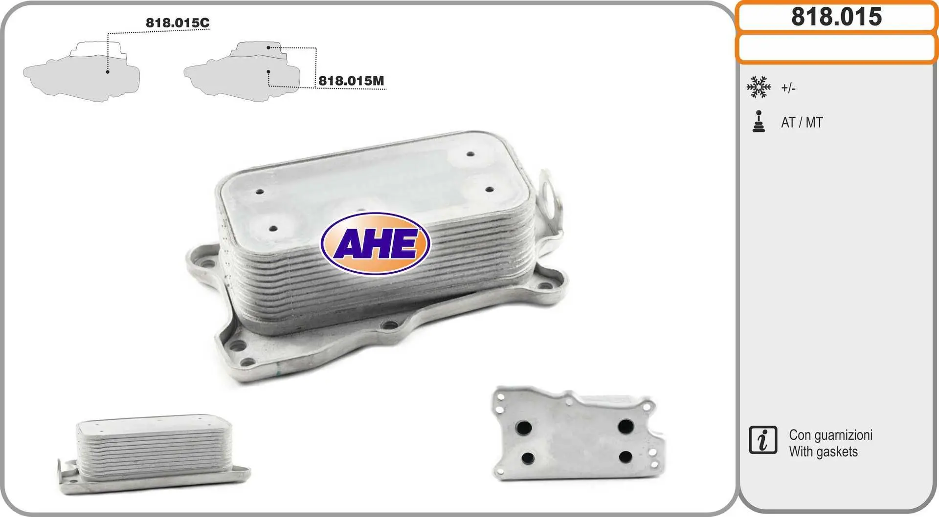 Radiateur d'huile AHE 818.015