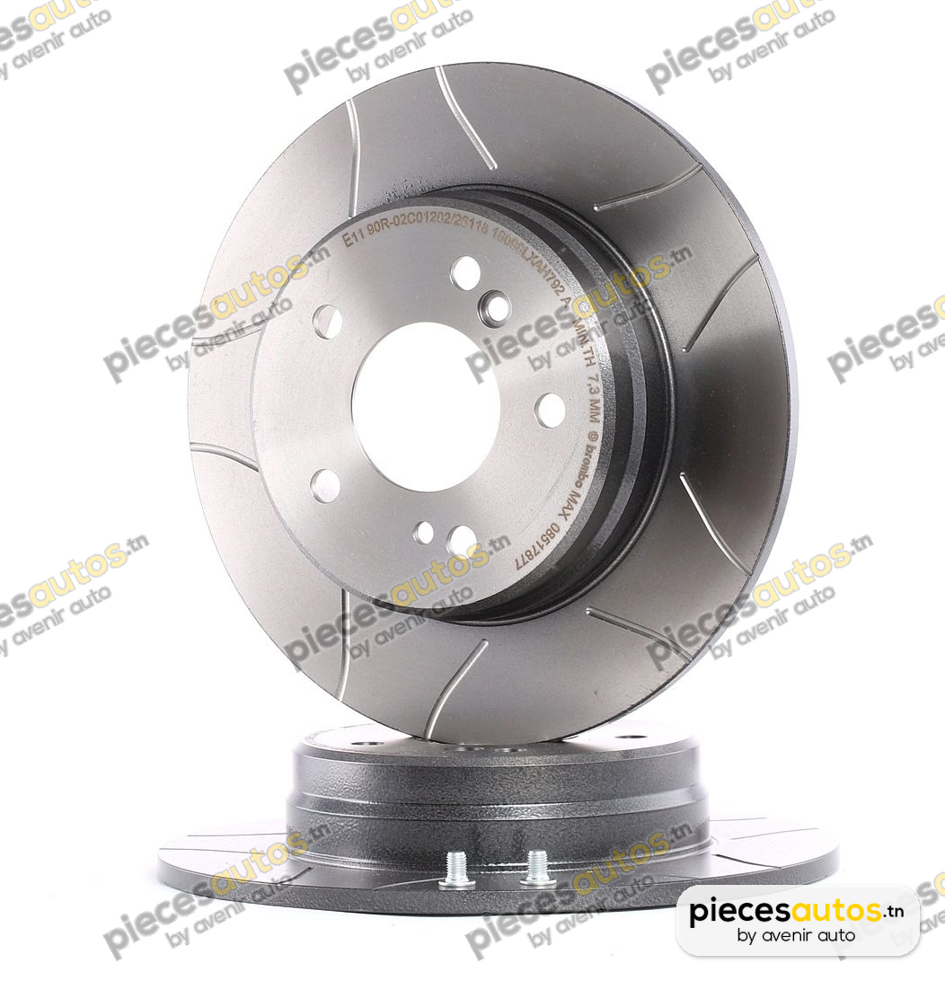 Jeu de 2 Disques de frein Bapmic BF0321080023