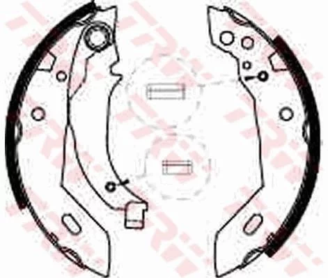 Jeu de mâchoires de frein TRW GS6228