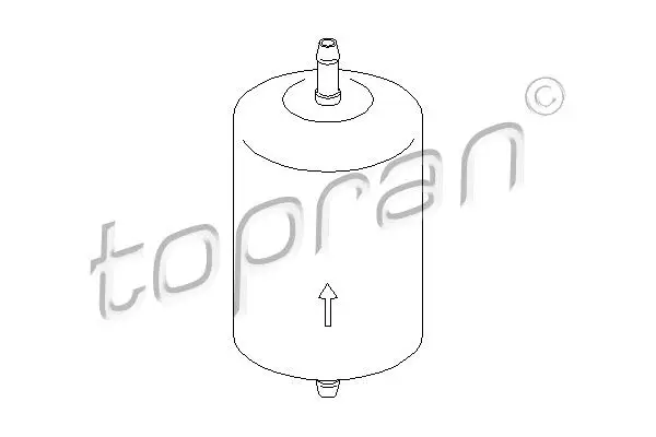 Filtre à carburant TOPRAN 401 032