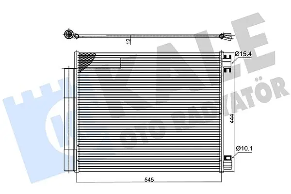 Radiateur climatisation KALE OTO RADYATÖR 483100