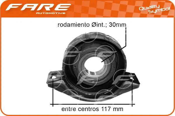 Roulement central FARE 1698