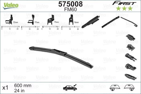 Balai d'essuie-glace VALEO 575008