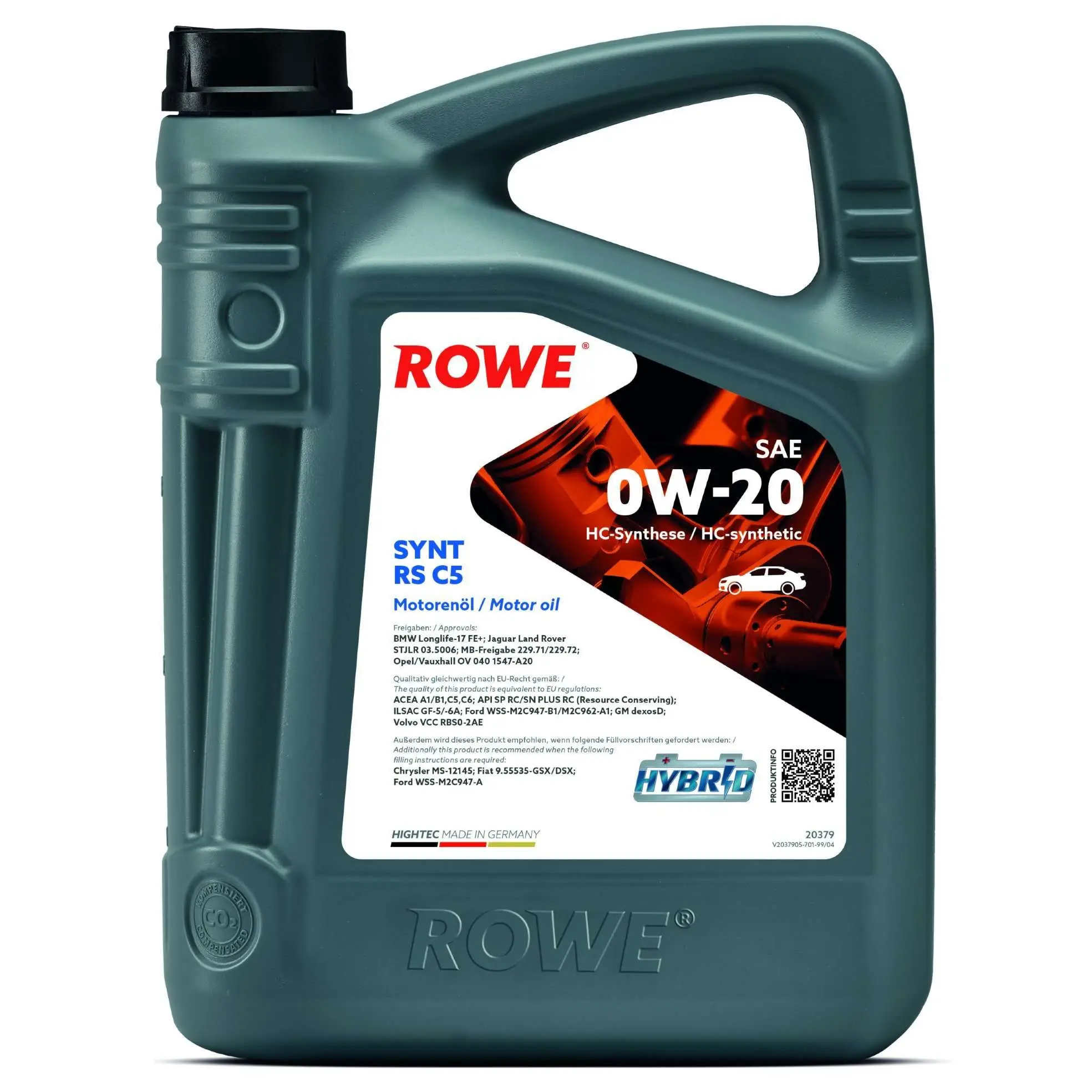 Huile moteur ROWE 20379-0050-99