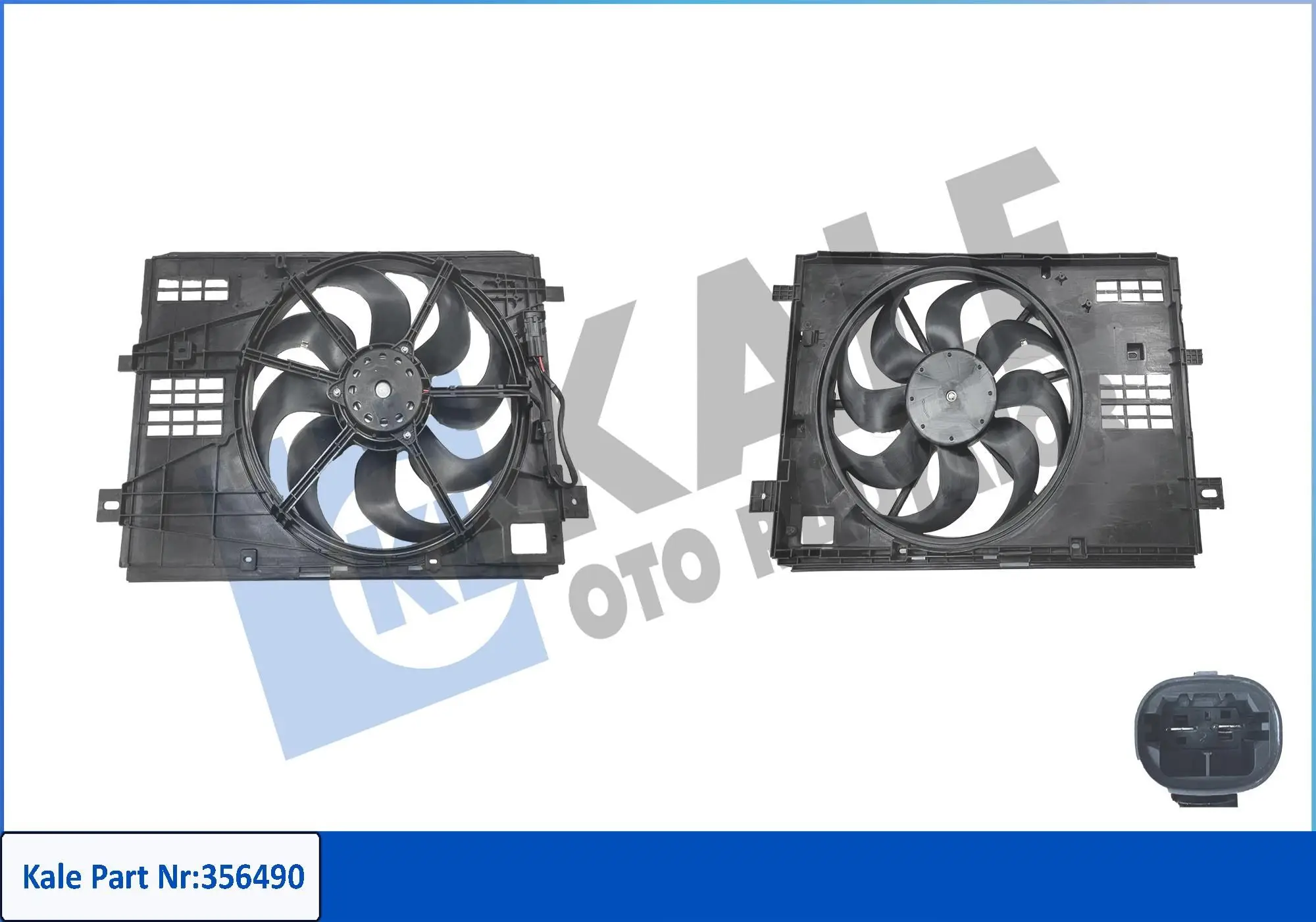 Ventilateur, refroidissement du moteur KALE OTO RADYATÖR 356490