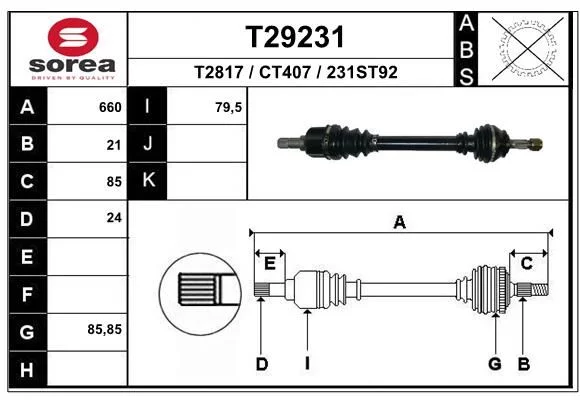 Cardan EAI T29231