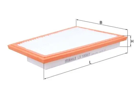 Filtre à air MAHLE ORIGINAL LX 1850/2