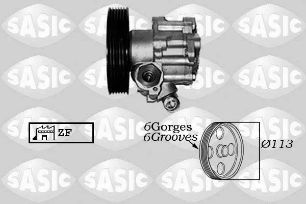 Pompe hydraulique, direction SASIC 7070002