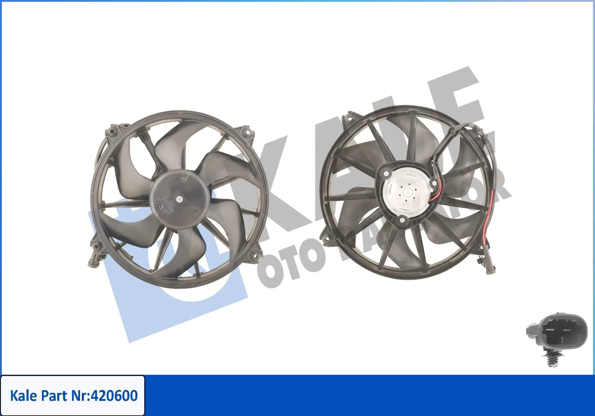 Ventilateur, refroidissement du moteur KALE OTO RADYATÖR 420600