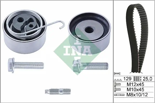 Kit de courroie crantée INA 530 0491 10