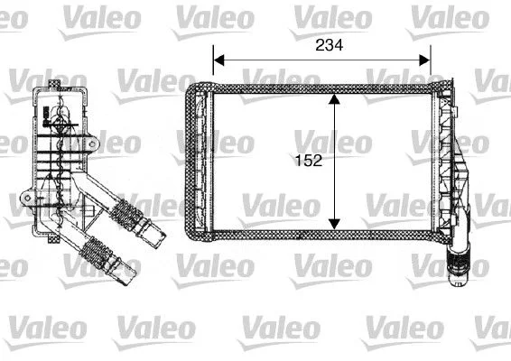 Radiateur chauffage VALEO 812223