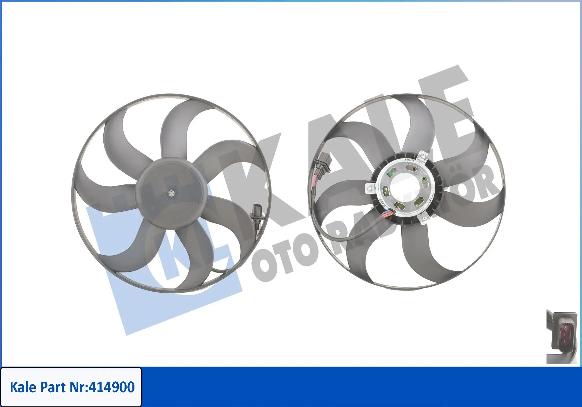 Ventilateur, refroidissement du moteur KALE OTO RADYATÖR 414900
