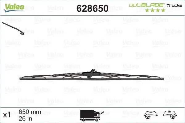 Balai d'essuie-glace VALEO 628650