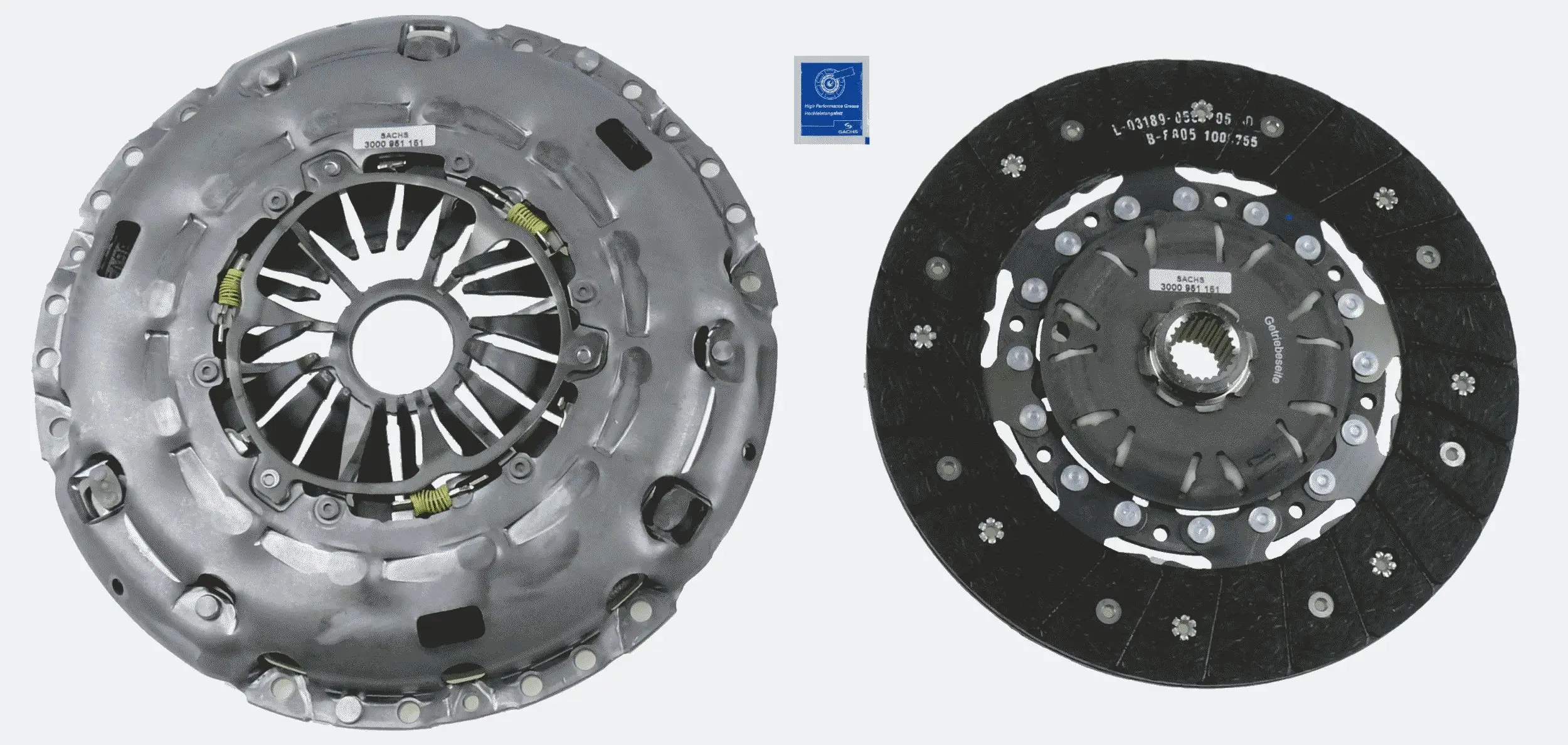 Kit d'embrayage SACHS 3000 951 151