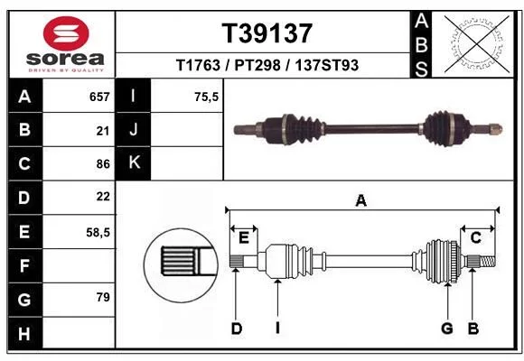Cardan EAI T39137