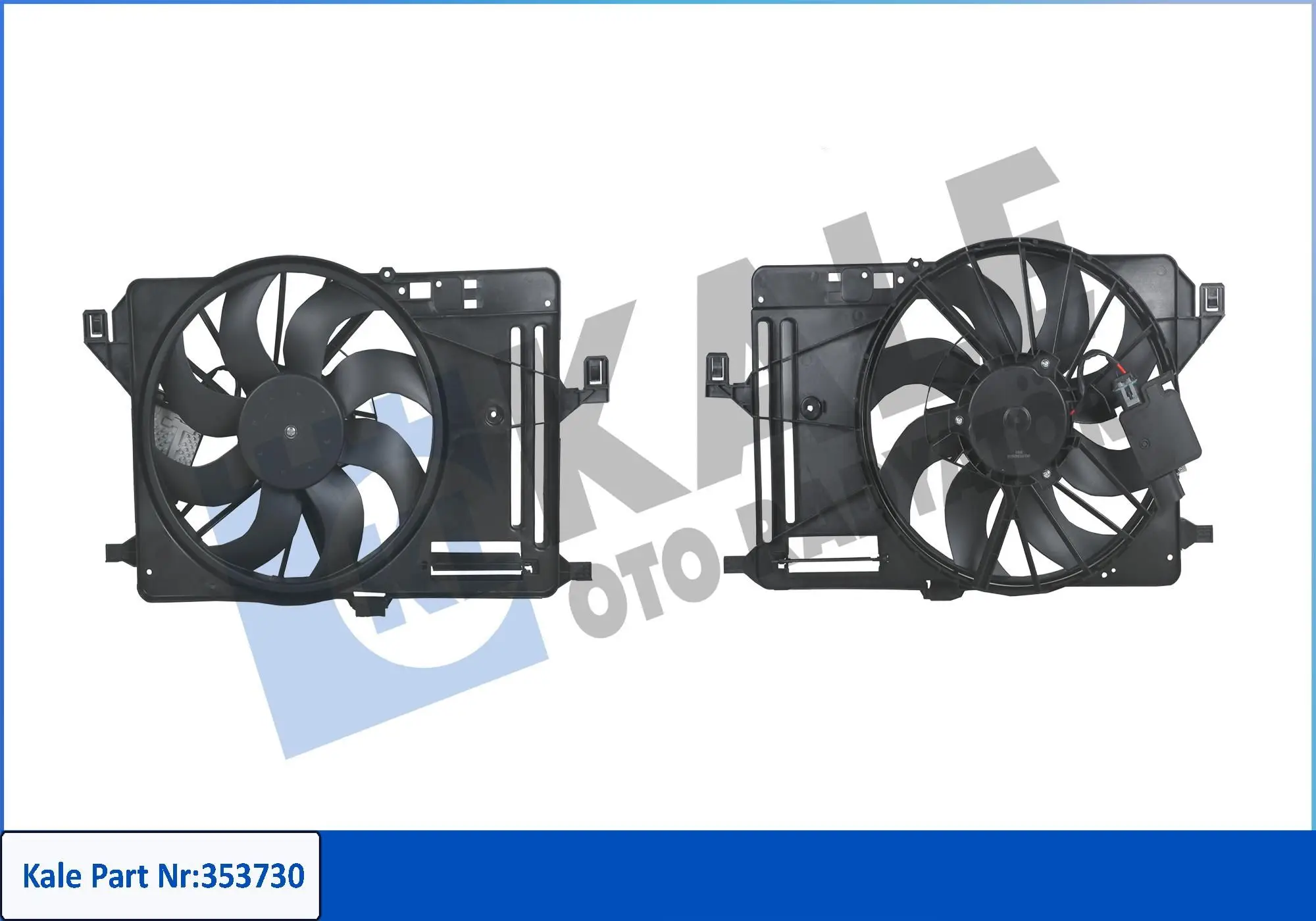 Ventilateur, refroidissement du moteur KALE OTO RADYATÖR 353730