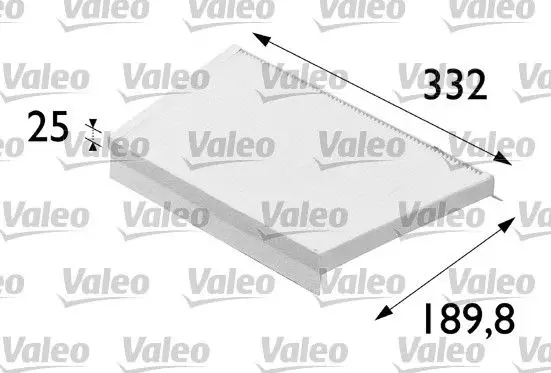 Filtre habitacle VALEO 698700