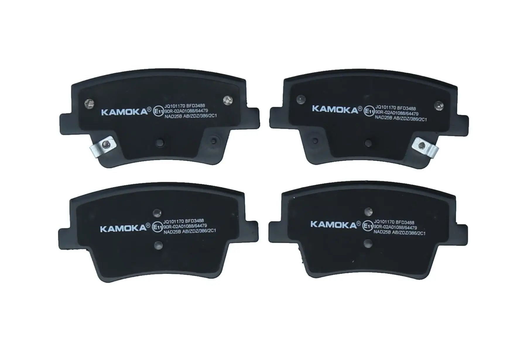 Kit de plaquettes de frein KAMOKA JQ101170