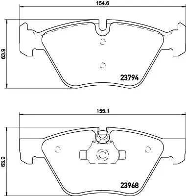 Kit de plaquettes de frein HELLA 8DB 355 011-321