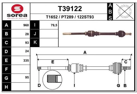 Cardan EAI T39122