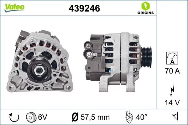Alternateur VALEO 439246