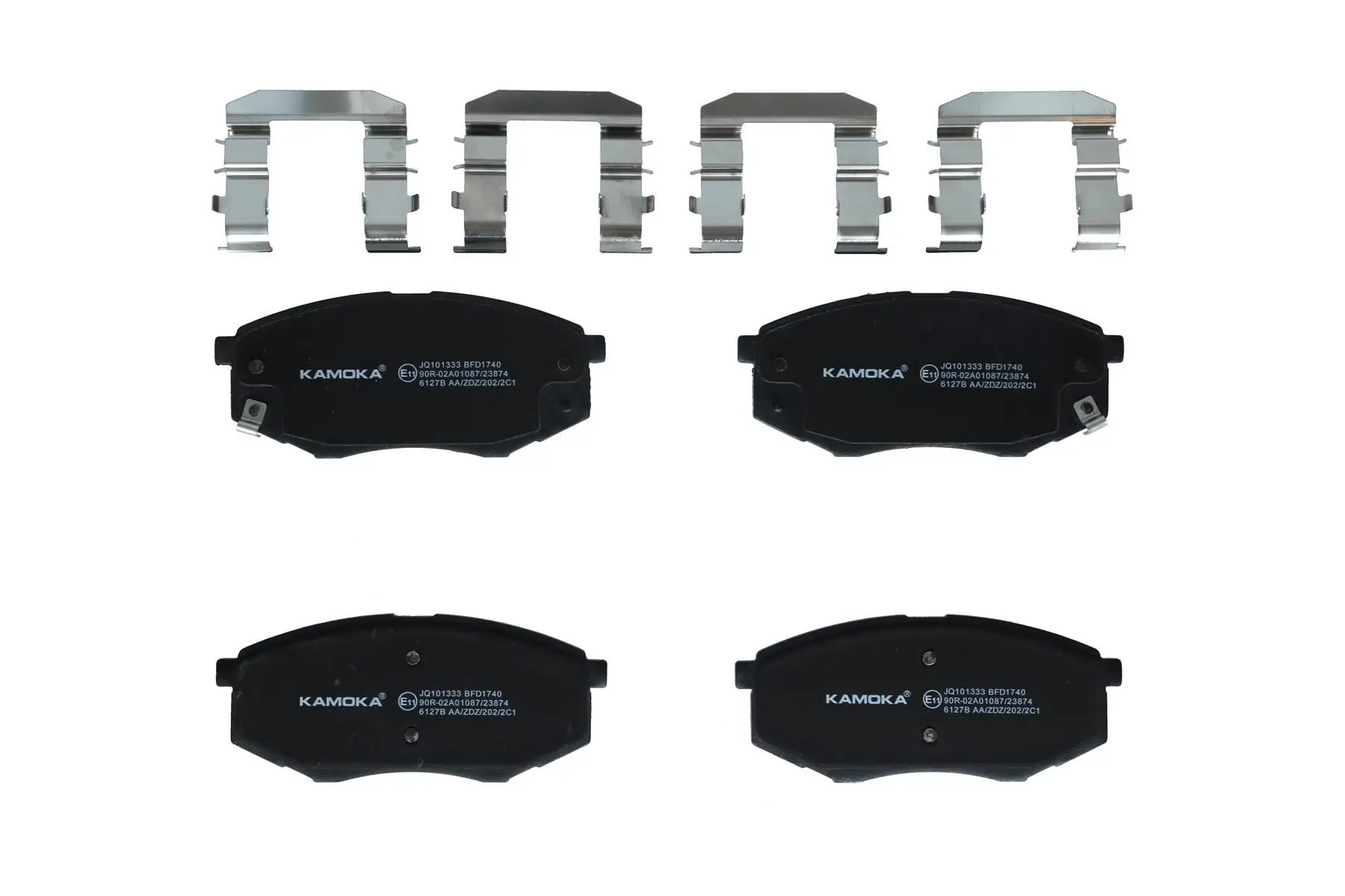 Kit de plaquettes de frein KAMOKA JQ101333