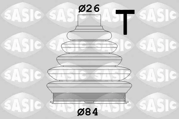 Soufflet, arbre de commande SASIC 1900016