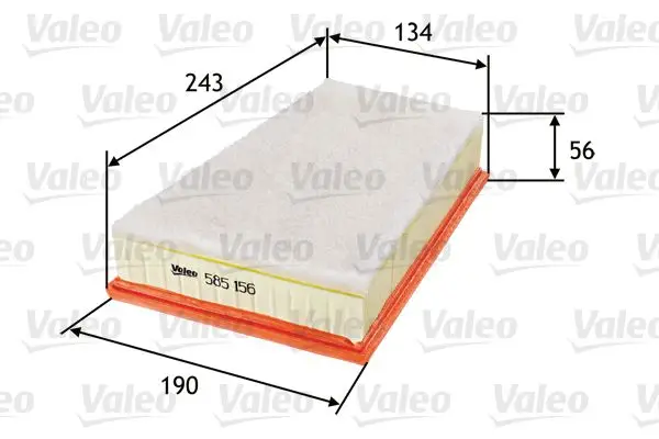 Filtre à air VALEO 585156